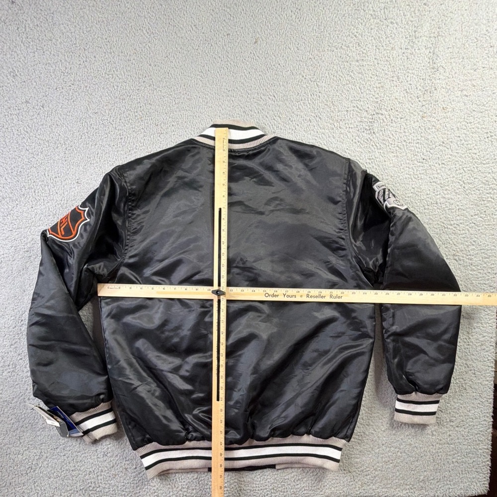 VTG Los Angeles Kings Deadstock NWT Starter Black Label NHL Satin Jacket Mens L - Picture 8 of 14